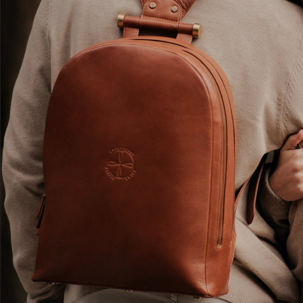 leather backpack for professionals